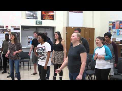 RCC Chamber Singers-Get Away Jordan rehearsal at ACDA'14