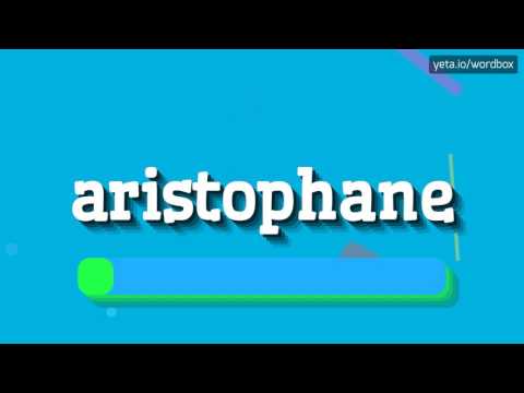 ARISTOPHANE - HOW TO PRONOUNCE IT!?
