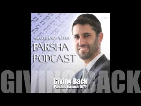 Terumah - Giving Back