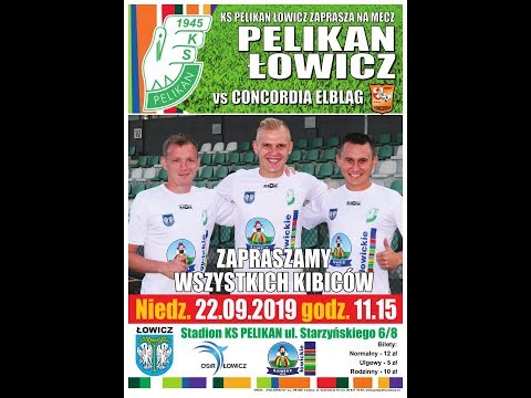 2019.09.22 godz 11.15 Pelikan Łowicz – Concordia Elbląg