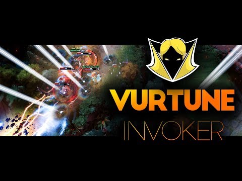 VURTUNE Invoker Dota 2 - EPIC COMBO CATACLYSM REFRESHER vs Pro Lina Player - Dota 2 Invoker