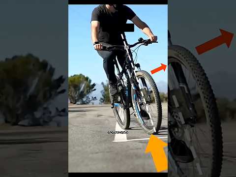 Can you turn a bicycle right without first turning it slightly to the left?#experiements