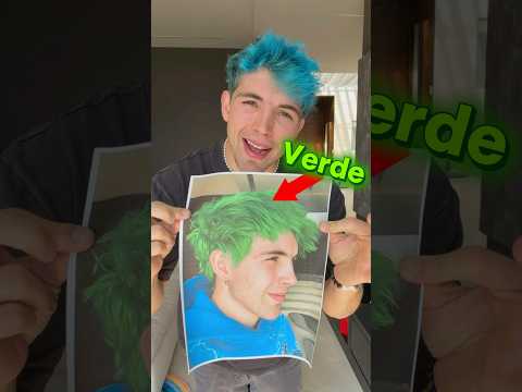 Me pinté el pelo de VERDE🍀💚✅