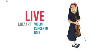 Mozart Violin Concerto No.5 in A major, K219 [Complete]| Leia Zhu (recorded live)