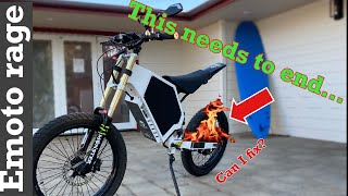 72v 12000watt super e-bike has its ups and downs.