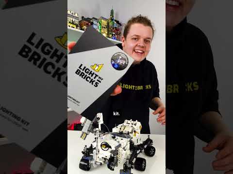 Power up your very own LEGO Mars Rover with our Light Kit! #shorts