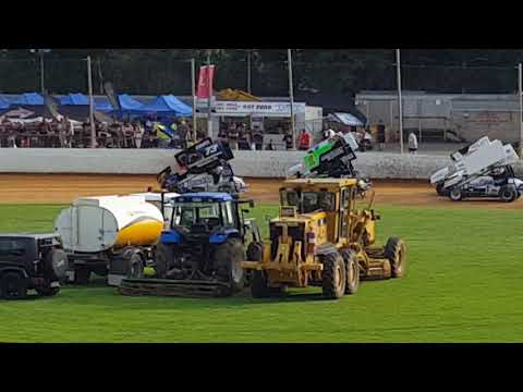 Sprint car crash