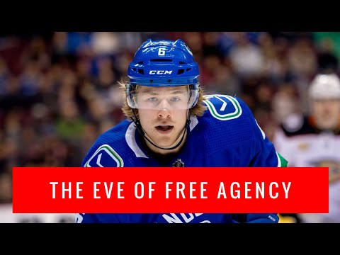 Vancouver Canucks VLOG: how will the Canucks spend money in free agency (Brock Boeser, Tyler Myers)