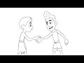 Alberto Lip Bite LUCA Rotoscope Animation