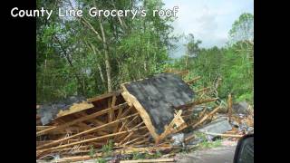 preview picture of video 'Tornado damage in Apison area from April 27, 2011'