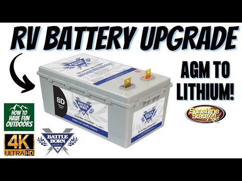 Easy Low Cost RV Battery Upgrade! How to change AGM to Lithium in your Camper Van.