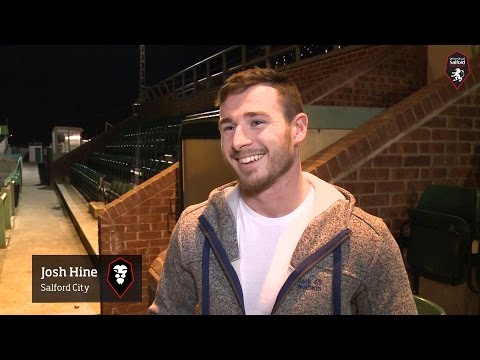 Blyth Spartans 2-1 Salford City - Josh Hine post-match interview 26.01.16
