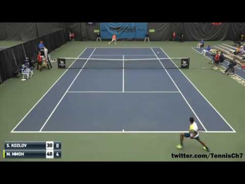 Michael Mmoh vs Stefan Kozlov Highlights KNOXVILLE 2016