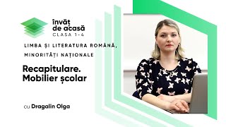 "Recapitulare. Mobilier scolar"