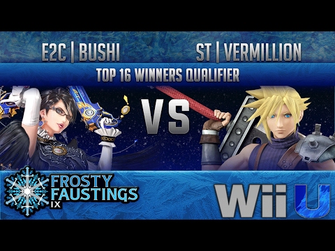 FFIX Smash 4 TOP 16 WINNERS QUALIFIER - E2C | Bushi (Bayonetta) vs ST | Vermillion (Cloud, Bowser)