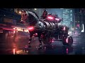 Cyberpunk Horse Carriage AI Created