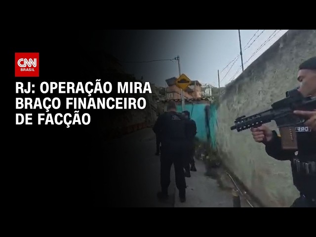 Operação no Rio: Polícia mira braço financeiro do Comando Vermelho | CNN NOVO DIA