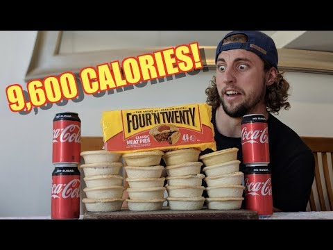20 Four n Twenty Meat Pie Challenge | 20 Ways to Eat a PIE (9,600 Calories)