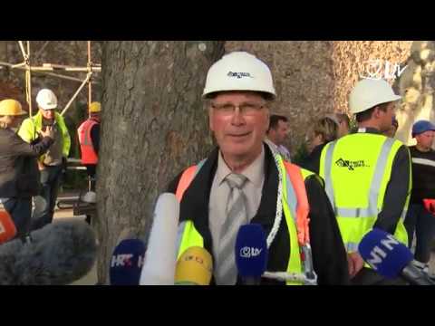 Izdvojeno 17.4.2020. – Uklanjanje sjevernog tornja Zagrebačke katedrale