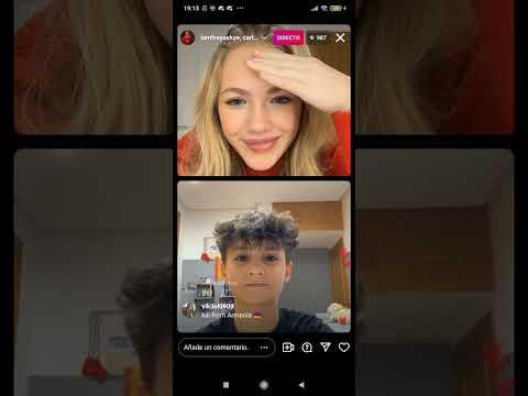 🇬🇧🇪🇸 Freya Skye and Carlos Higes - Livestream on Instagram (08/01/2023)