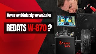 REDATS W-870 – Profesjonalna wyważarka do kół | Test i praktyczne wyważanie!
