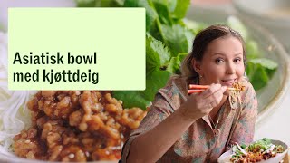 Asiatisk bowl med kjøttdeig og kål