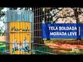 Tela Galvanizada Morada Leve - fio 1,90mm malha 5x10cm
