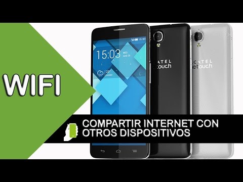 COMO COMPARTIR INTERNET O ZONA PORTATIL WIFI  Alcatel Idol