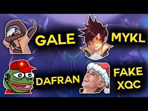 Gale Adelade plays with Dafran, Mykl and Fake xQc (Top 500 game)