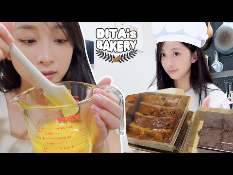 [DITA B-LOG] DITA's Bakery OPEN!👩🏻‍🏭🥖🍞🍪 | (ENG SUB)