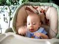 Brody Eating With Brother