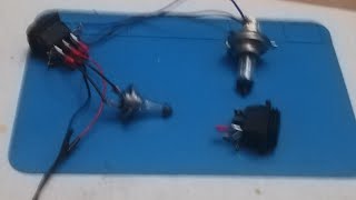 🔴Como Funciona INTERRUPTOR 6 PINES CON 2 PULSADORES  CONECTADOS A DOS LAMPARAS DE AUTO 12V🔴