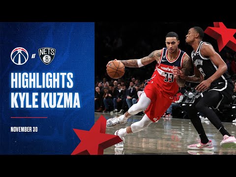 Highlights: Kyle Kuzma puts up 25 points at Brookly Nets - 11/30/22