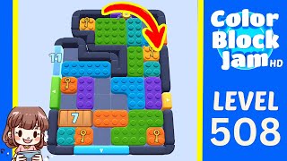 Solution du Niveau 508 de Color Block Jam