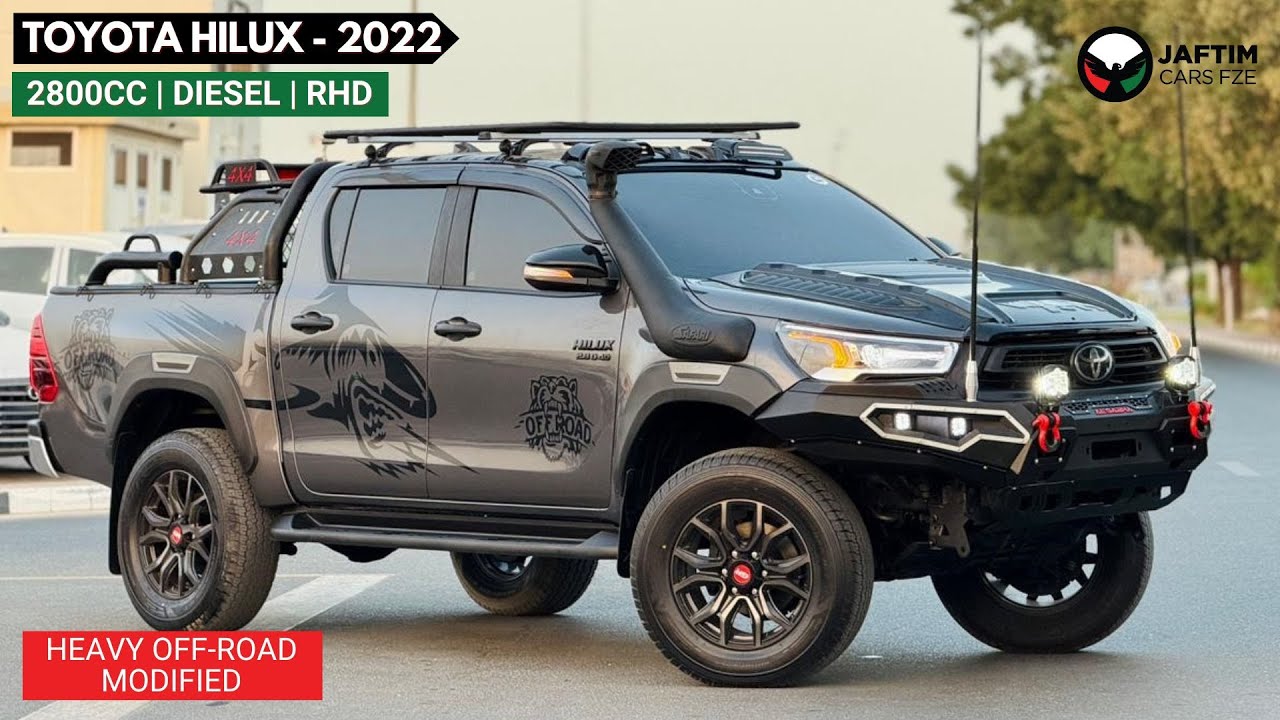تويوتا هيلوكس OFF-ROAD MODIFIED | DOUBLE CABIN | HEAVY FRONT BUMPER | POWER SEATS | 2.8L | AUTOMATIC | 2022 | SNOR video