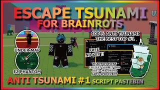 Download lagu ESCAPE TSUNAMI FOR BRAINROTS Script Pastebin 2026 AUTO FARM, GODMODE, FLY, PHANTOM EVENT (NO KEY) 🌊 mp3