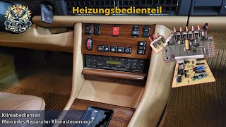 Klima Mercedes W126, R107, W123, W124: Diagnostyka i naprawa