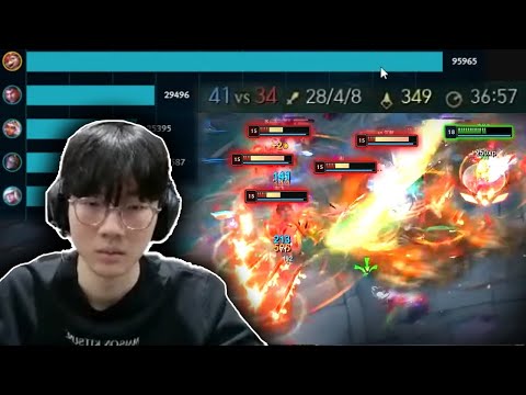 VIPER : His SMOLDER Make History 1v9 Destroying PEYZ in Challenger " 28Kill, 96k DMG " Engsub