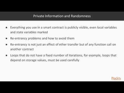 Blockchain Real World Projects Re entrancy Randomness in Solidity for Handling Bets|packtpub com