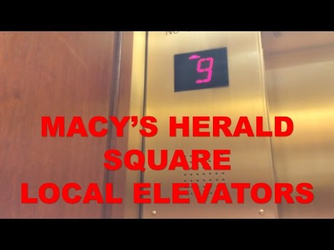 OTIS/Marcato Traction Elevators @ Macy's Herald Square New York (Main Elevators)