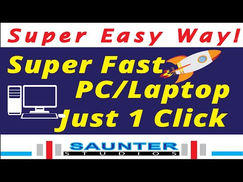 Super Fast PC or Laptop just 1 Click II How to speed up PC II How to speed up Laptop