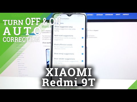How to Enter Text Correction Options in XIAOMI Redmi 9T – Find Text Correction Options