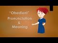 Obedient Meaning and Example Sentences