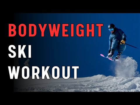 20-Minute Bodyweight Ski Workout: Leg Strength & Cardio Endurance