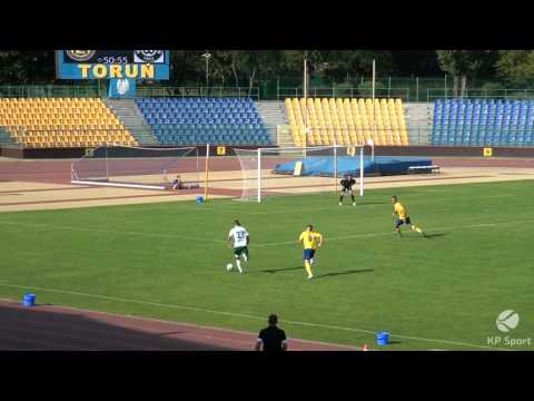 Elana Toruń - Warta Poznań / Skrót 3 liga [08.08.2015]