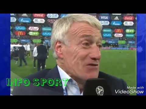 France vs Belgique 1-0 Didier Deschamps INCROYABLE RÉACTION D'APRÈS MATCH  (Faut la Gagné la Finale)