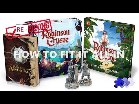 Reboxing All Robinson Crusoe Content into the Collector's Edition Box