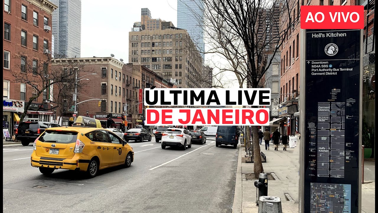 Nova York ao vivo: Domingão de inverno pelas ruas de Nova York