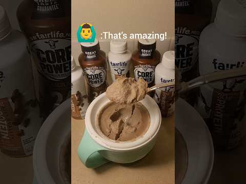 He Didn't Believe in Fairlife Icecream! #icecream #protein #fairlife