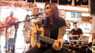 Nina Diaz sings “Dig ” at Hogwild Records on 2/18/17